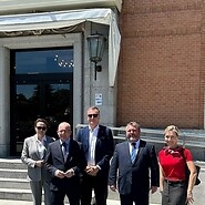 The President of UKE discussed in Madrid the topics of cybersecurity and digital ...