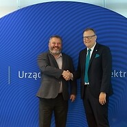 Meeting between the President of UKE and a representative of the International ...