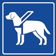 Piktogram pies asystujący