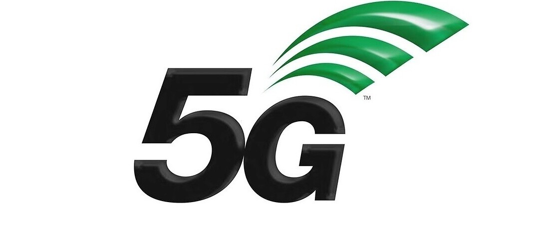 Logo 5G na białym tle