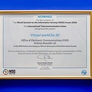 Projekty UKE z dwiema nagrodami w konkursie WSIS Prizes 2026